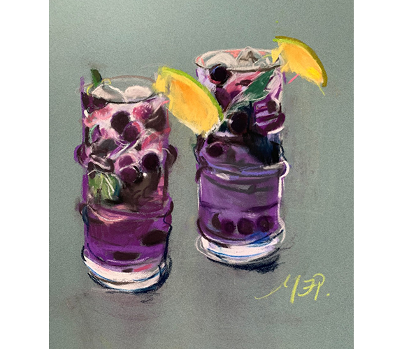 "Purple Double" - Marianne Partlow